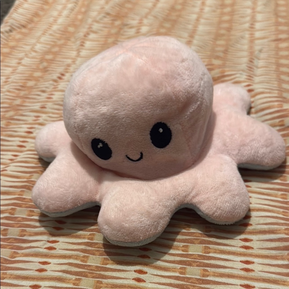 Adorable Pink Plush Octopus Toy